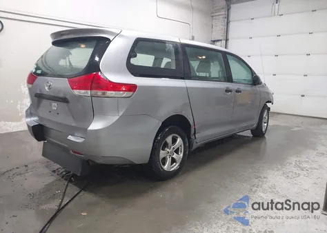 2011 Toyota Sienna Base V6 from USA, damaged, VIN 5TDZK3DCXBS175024